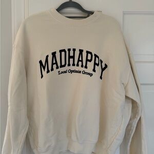 Madhappy local optimist Cream Sweater
